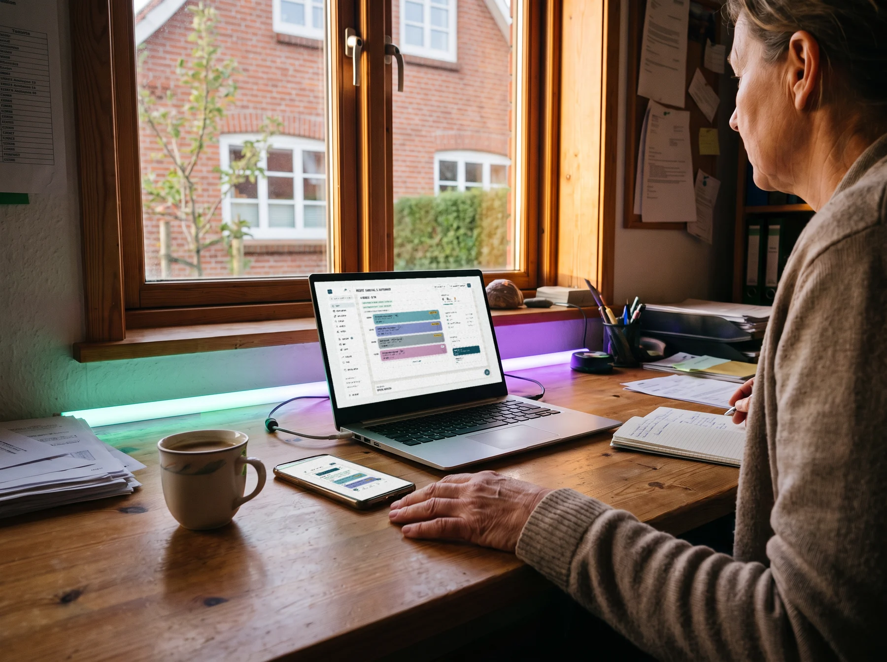 Web-Apps & Produkte – Synectos Bildwelt — KI-generiertes Bild