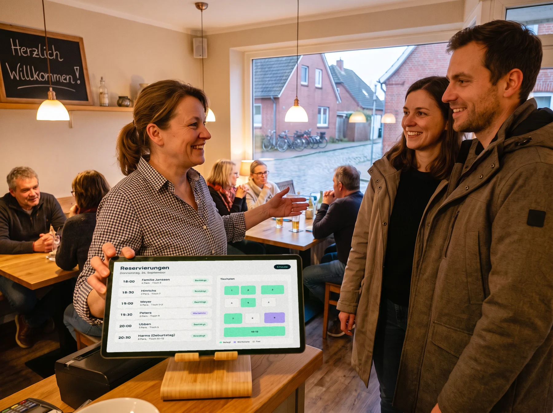 Volles Haus. – Synectos Bildwelt — KI-generiertes Bild