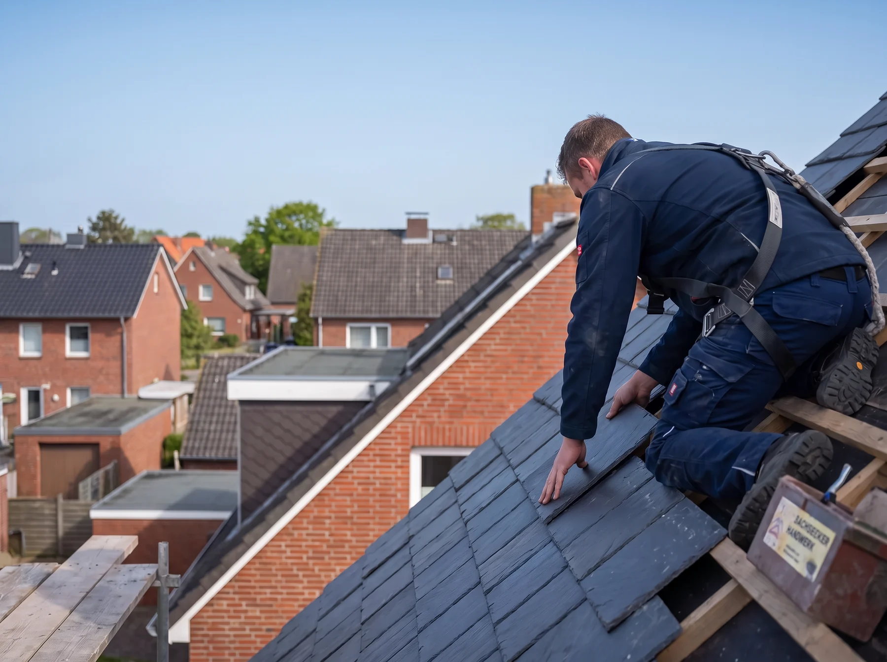 Mehr Zeit auf der Baustelle. – Synectos Bildwelt — KI-generiertes Bild